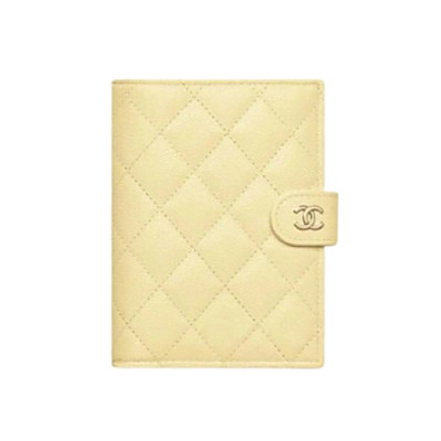 CHANEL-042411 샤넬 핑크 캐비어 가죽 여권 지갑