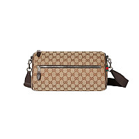GUCCI-834455 3241 구찌 그린 GG 캔버스 스몰 보스턴백
