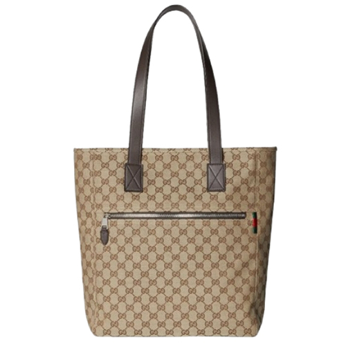 GUCCI-834796 9752 구찌 베이지 GG 캔버스 미디엄 토트백