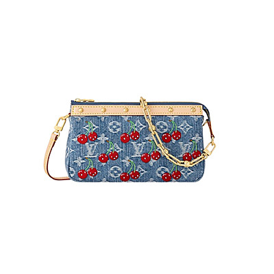 LOUIS VUITTON-M13994 루이비통 블루 모노그램 데님 LV x TM 포쉐트 악세수아