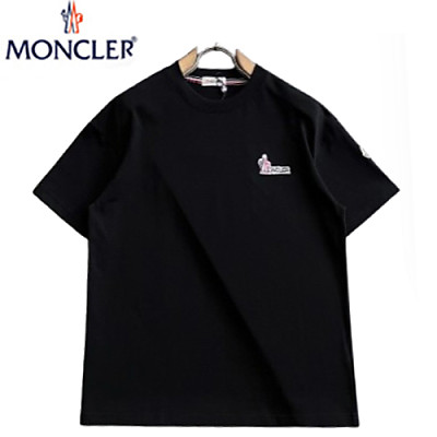 MONCLER-06043 몽클레어 화이트 코튼 티셔츠 남성용