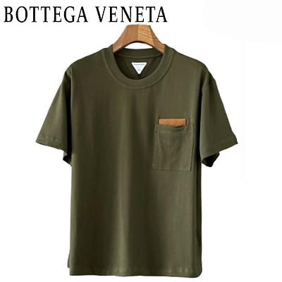 BOTTEGA VENETA-06037 보테가 베네타 화이트 코튼 티셔츠 남성용
