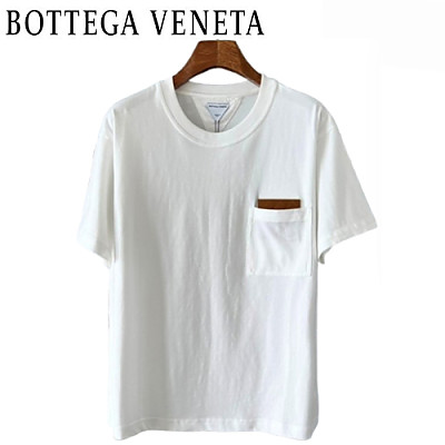 BOTTEGA VENETA-06036 보테가 베네타 그린 코튼 티셔츠 남성용