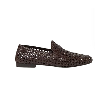 Loro Piana-FAP4464 로로피아나 브라운 레온 로퍼 여성용
