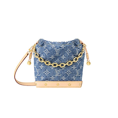 LOUIS VUITTON-M83043 루이비통 블루 모노그램 데님 나노 노에