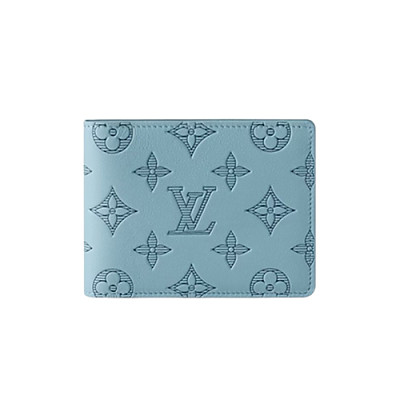 LOUIS VUITTON-M14802 루이비통 스카이 블루 모노그램 섀도우 멀티플 월릿