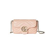 GUCCI-841290 6207 구찌 레드 가죽 GG 마몽 미니 숄더백