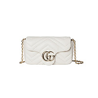 GUCCI-841290 6207 구찌 레드 가죽 GG 마몽 미니 숄더백