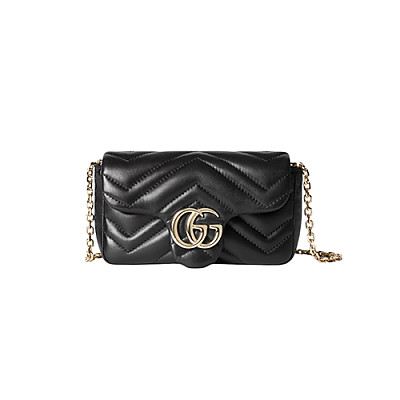 GUCCI-841290 6207 구찌 레드 가죽 GG 마몽 미니 숄더백