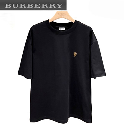 BURBERRY-06221 버버리 블랙 코튼 티셔츠 남여공용