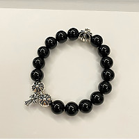 CHROMEHEARTS-06046 크롬하츠 블루 구슬 팔찌