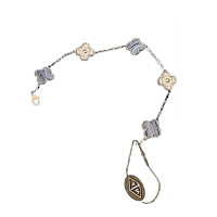 VAN CLEEF ARPELS-VCARF4 반클리프 실버/블랙 빈티지 알함브라 브레이슬릿