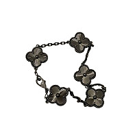 VAN CLEEF ARPELS-VCARF4 반클리프 실버/블랙 빈티지 알함브라 브레이슬릿