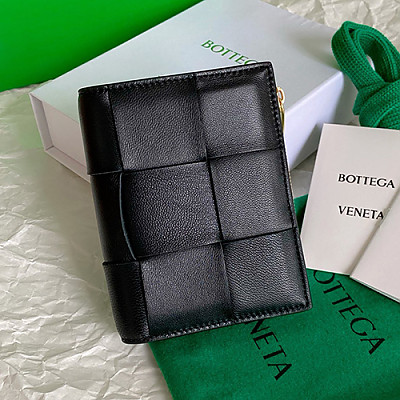 BOTTEGA VENETA-742698 보테가 베네타 그레이 스몰 카세트 폴더형 지갑