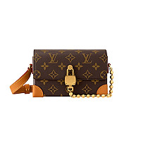 LOUIS VUITTON-M14923 루이비통 블랙 다모플라주 스티머 웨어러블 월릿