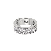 Cartier-N4210400 까르띠에 옐로우 골드 파베 세팅 6 다이아몬드 클래식 LOVE 링
