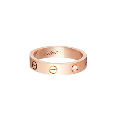 Cartier-B4050700 까르띠에 로즈 골드 1 다이아몬드 스몰 LOVE 링