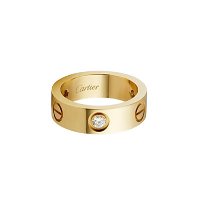 Cartier-B4032400 까르띠에 엘로우 골드 3 다이아몬드 클래식 LOVE 링