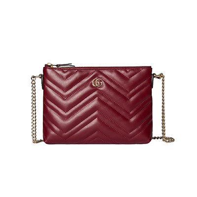 GUCCI-837742 6207 구찌 레드 GG 마몽 체인 포쉐뜨