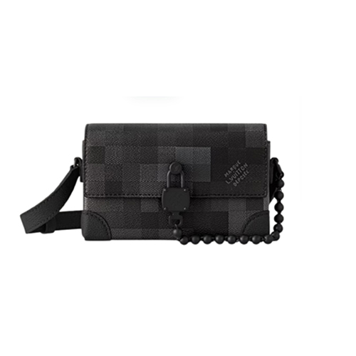 LOUIS VUITTON-M14923 루이비통 블랙 다모플라주 스티머 웨어러블 월릿