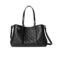 GUCCI-815214 9741 구찌 베이지/블랙 GG 엠블럼 스몰 토트백
