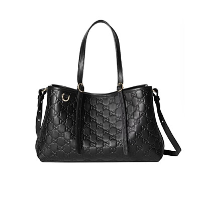 GUCCI-815214 9641 구찌 베이지/화이트 GG 엠블럼 스몰 토트백