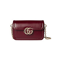 GUCCI-826761 1000 구찌 블랙 GG 캔버스 구찌 고 스몰 숄더백