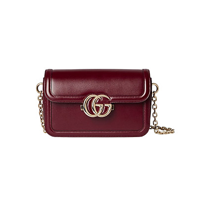 GUCCI-826761 6207 구찌 레드 GG 캔버스 구찌 고 스몰 숄더백