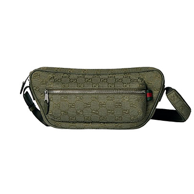 GUCCI-834462 3243 구찌 그린 GG 캔버스 라지 슬링백