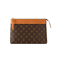 LOUIS VUITTON-M83568 루이비통 초코렛 모노그램 크래기 포쉐트 보야주 수플 파우치 30cm