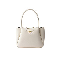 [스페셜오더]PRADA-1BC145 프라다 그레이 사슴 가죽 스몰 핸드백