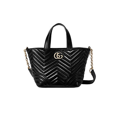 GUCCI-847386  9050 구찌 화이트 GG 마몽 스몰 토트백