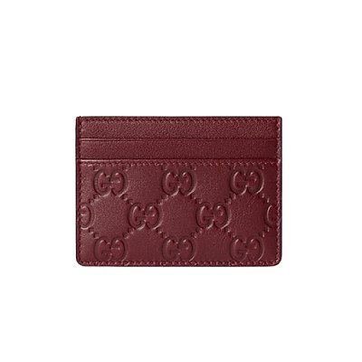 GUCCI-847204 6207 구찌 레드 GG 엠블럼 카드 케이스