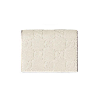 GUCCI-815901 9540 구찌 화이트 GG 엠블럼 미니 지갑