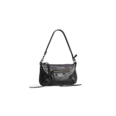 [스페셜오더]BALENCIAGA-8280582 발렌시아가 여성 르 시티 파우치 온 스트랩 블랙