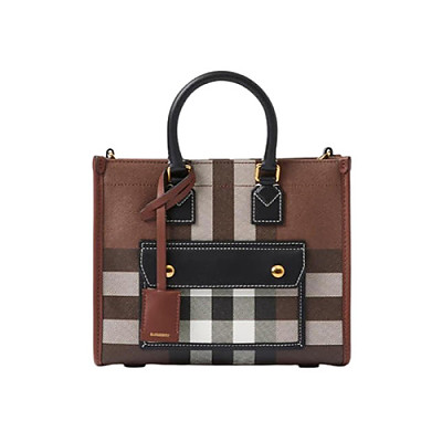BURBERRY-80441431 버버리 내추럴 미니 프레야 토트