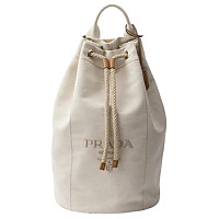 PRADA-2VY011 프라다 네이비 캔버스 드로스트링 더플백