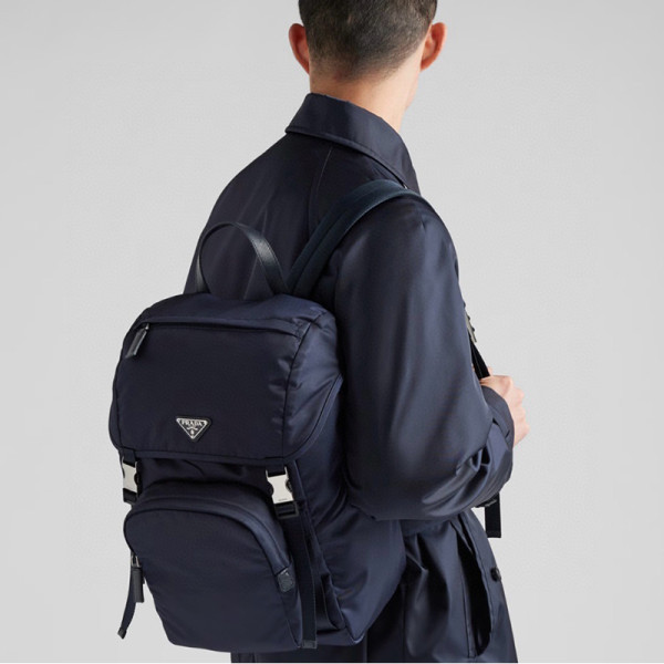 [스페셜오더]PRADA-2VZ135 프라다 나일론 페브릭 블랙 네이비 27CM