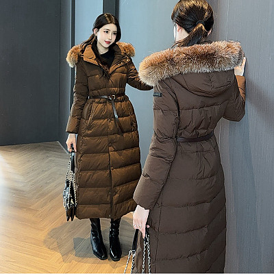 BURBERRY-80998741 버버리 슬림 벨트 웨이스트 롱 다운 패딩 (3컬러)