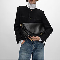 [스페셜오더]CELINE-124142 셀린느 서플 샤이니 램스킨하프문 소프트 트리옹프 백 소프트 탠(***레플리카쇼핑몰 보물나라***)