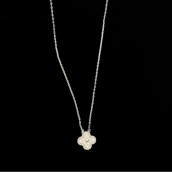 [스페셜오더]VAN CLEEF ARPELS-6120 반클리프 실버 올큐빅 알함브라 펜던트