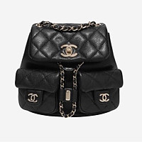 [스페셜오더]CHANEL-AS3860 샤넬 DUMA 듀마 투포켓 백팩 미디움 캐비어 라벤더 금장