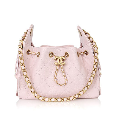 [스페셜오더]CHANEL-AS5631 샤넬 핑크 캐비어 가죽 CHANEL 25 미니 백