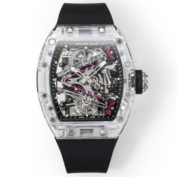 [스페셜오더]RICHARD MILLE-RM 38-02 리차드 밀 오토매틱 버바 왓슨 투르비용 핑크 에디션