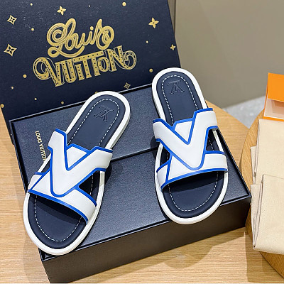 LOUIS VUITTON-05087 루비이통 2026 남성용 클래식 슬리퍼