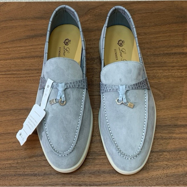 Loro Piana-052722 로로 피아나 스웨이드 컬러블록 플랫 슈즈 남녀성용 (10컬러)