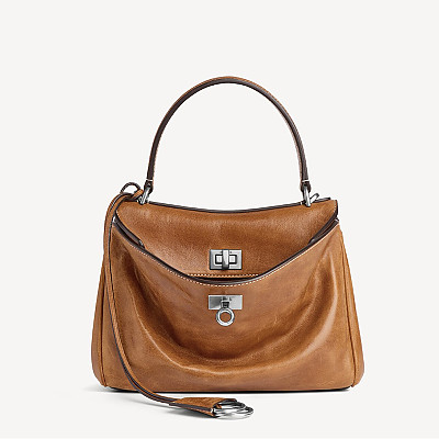 [스페셜오더]BALENCIAGA-843712 발렌시아가 텐 카우보이 은장 로데오 미니 핸드백  23cm