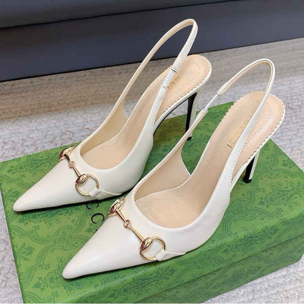GUCCI-814765 구찌 홀스빗 슬라이드 가죽 펌프스 여성용(6컬러)