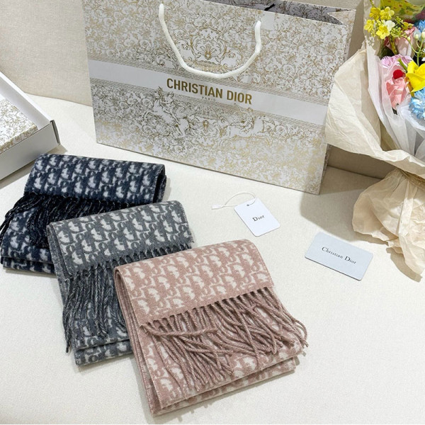 DIOR-10085 디올 2026FW 캐시미어 스카프(3컬러)