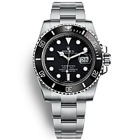 [스페셜오더]ROLEX-롤렉스 서브마리너 헐크 데이트 세라믹 베젤 스틸 그린다이얼 시계 40mm